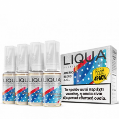 Liqua AMERICAN BLEND (4x10ml) - Υγρό Αναπλήρωσης