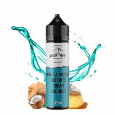 Mount Vape Vanilla Pudding Biscuits Cream Coconut 60ml Flavorshot