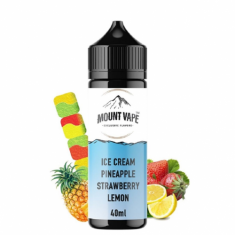 Mount Vape Ice Cream Pineapple Strawberry Lemon 120ml