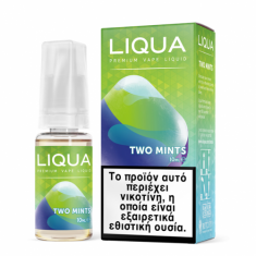 LIQUA TWO MINTS - Υγρό Αναπλήρωσης Ηλεκτρονικού Τσιγάρου