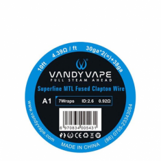 Vandy Vape Superfine MTL Fused Clapton Wire KA1 30ga x 2 (=)+38ga